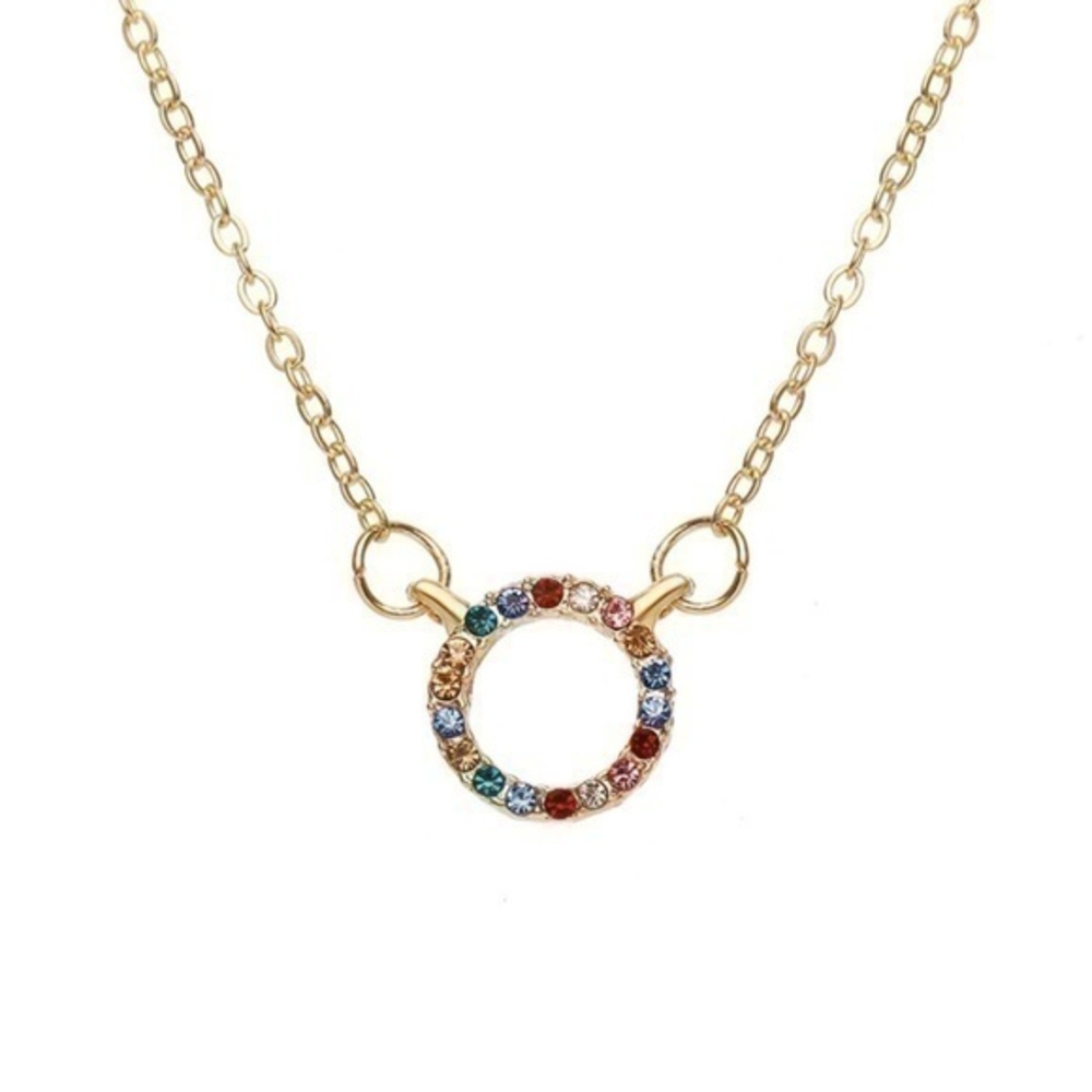 🆕 Multi Colored Rhinestone Necklace